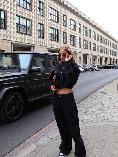 Oversize jeans - Black