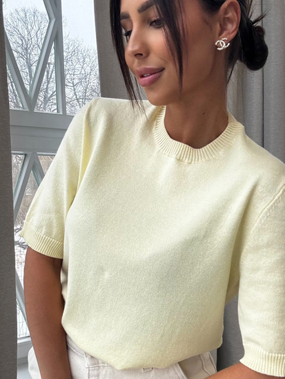 Merino wool sweater - Cream