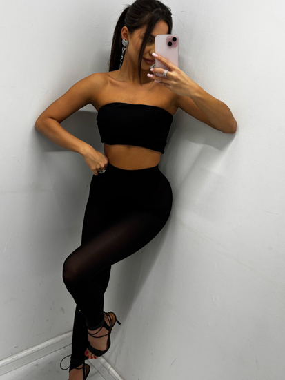 Tuba midi dress - black 