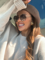 Merino wool sweater - Beige