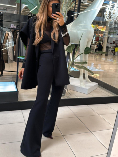 Slim-fit Bell Pants Classic - Black