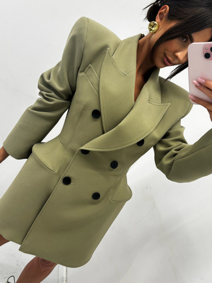 Marynarko-sukienka Hourglass - Olive