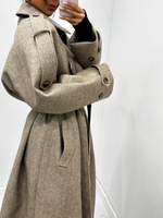 Wool coat - Cognac