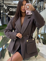 ROGER jacket/coat - Chocolate