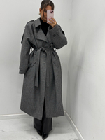 Wool coat - Cognac