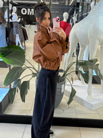 Eco leather jacket - Carmel