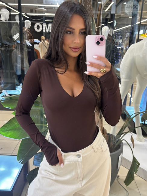 Women's Cheeky Body - Chocolate