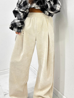 Spodnie sztruksowe - Marcepan