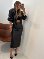 Suede Skirt - Milk Chocolate