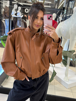 Eco leather jacket - Carmel