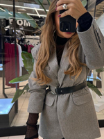 Women's Holly herringbone jacket - Mokka