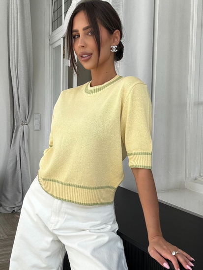 Merino wool sweater - Cream