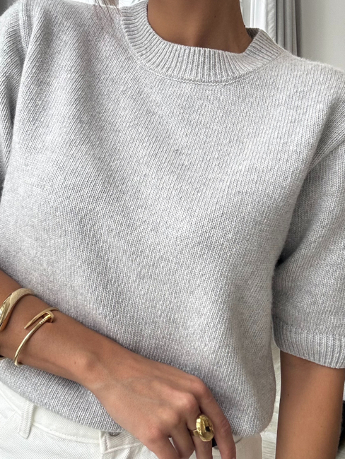 Merino wool sweater - Cream