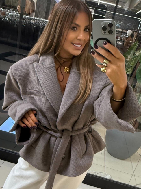 Krótki płaszcz - Trufla