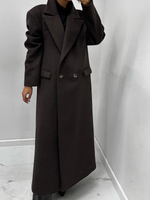 Wool coat - Cognac