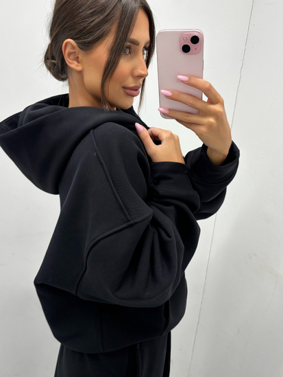 Komplet dresowy oversize - Czarny