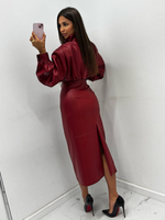 Suede Skirt - Milk Chocolate
