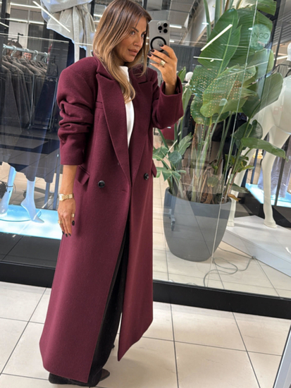 Wool coat - Cognac