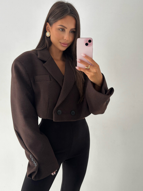 Tina jacket - Chocolate