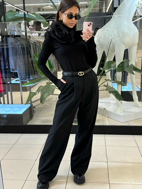 Golf with flower - Black