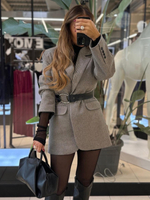 Women's Holly herringbone jacket - Mokka