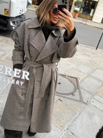 Wool coat - Cognac
