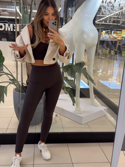 Top Nylon - Chocolate