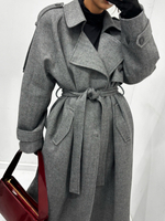 Wool coat - Cognac