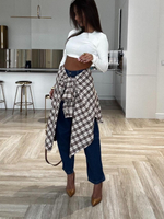 Jeansy mom fit - Granat