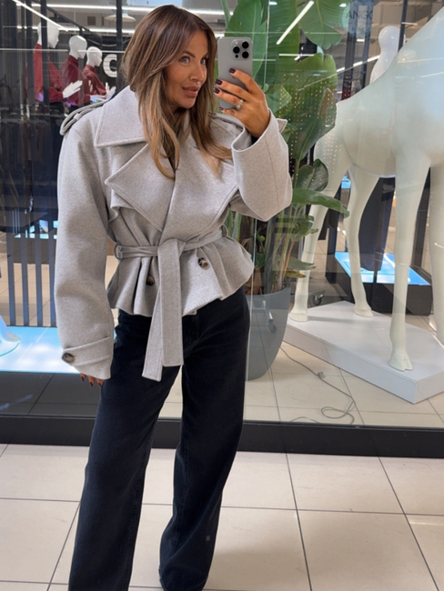 Jacket/Cloak - Light grey