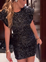 Cotton dress - Black