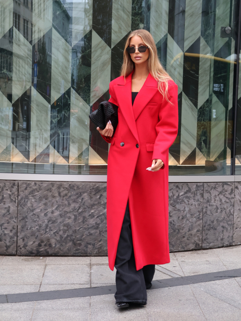 Wool coat - Red