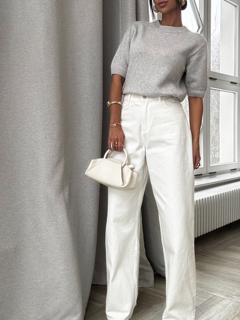 Merino wool sweater - Cream