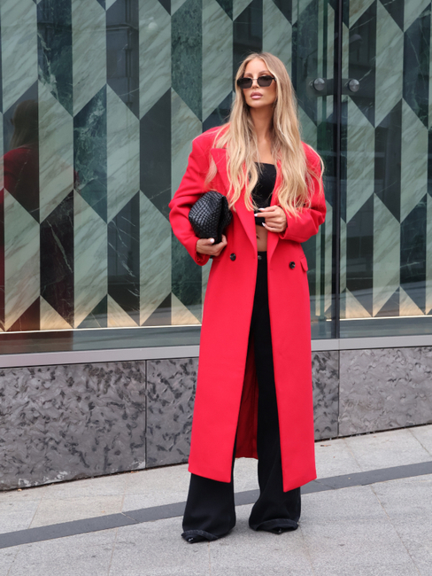 Wool coat - Red