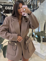 ROGER jacket/coat - Cappucino