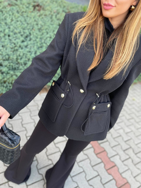 Marynarka/Płaszcz ROGER - Czarny