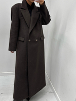 Wool coat - Cognac