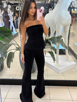 Trousers/Leggings Bells Wide Long - Black