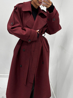 Wool coat - Cognac