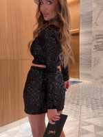 Cotton dress - Black