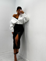 Suede Skirt - Milk Chocolate
