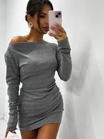 Cotton dress - Black