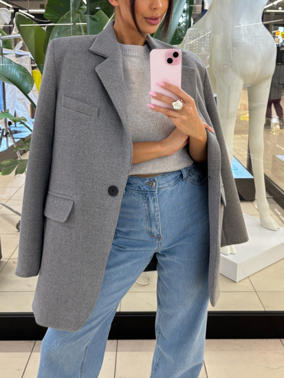 Women's Holly herringbone jacket - Mokka