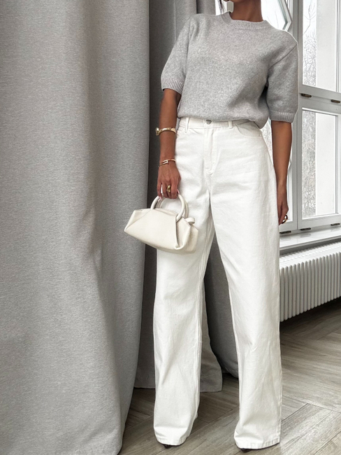 Oversize jeans - Graphite