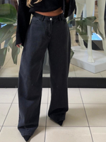 Oversize jeans - Graphite