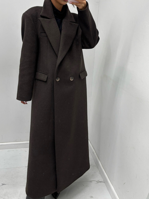 Wool coat - Cognac